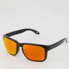 Óculos de Sol Oakley Holbrook Polished Preto e Laranja