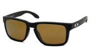 Óculos de sol Oakley OO9417-2459 Holbrook XL - Matte Black / Prizm Tungsten Polarized