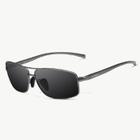Óculos de Sol Polarizado Veithdia M2458 Em Alumínio Black