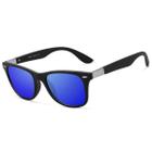 Óculos de sol polarizados Veithdia M7029 One size, design Social, armação de alumínio cor preto