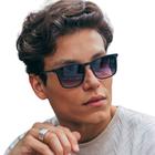 Óculos de Sol Preto Degradê Quadrado Premium uv400 Feminino Masculino Unissex - Cacife Brand