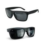 Óculos de Sol Preto Quadrado Masculino Polarizado UV400 Original Acetato Premium