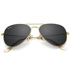 Óculos de sol Pro Acme Classic Aviator com lente de vidro 100% real