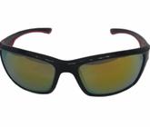 Óculos de Sol Proteção UV Espelhado Amarelo Litz 10001151E
