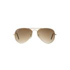 Óculos de Sol Ray Ban Aviador Clássico RB3025L 00151 Ouro Lente Marrom Degradê Tam 55