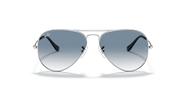 Óculos De Sol Ray Ban Aviator Classico Rb3025l Prata Lente Cinza 58 - 58 - prata com cinza