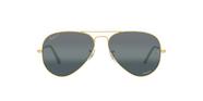 Óculos de Sol Ray-Ban Aviator Large Metal RB3025 9196G6 Ouro Legend Lente Azul Degradê Tam 58