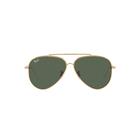 Óculos de Sol Ray Ban Aviator Reverse RBR0101S 001 VR 62 Ouro Lente Verde Escuro Original