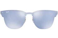 Óculos de Sol Ray Ban Blaze Clubmaster RB3576N 90391U/47 Bronze Espelhado Violeta