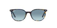 Óculos de Sol Ray-Ban Elliot RB2197 13563M Amarelo Lente Azul Degradê Cinza Tam 52