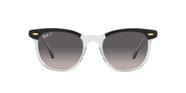 Óculos de Sol Ray-Ban Hawkeye RB2298 1294M3 Preto On Lente Cinza Degradê Tam 52