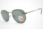 óculos de sol Ray Ban Hexagonal mod rb3548-N 002/58 tamanho 51