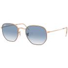 Óculos De Sol Ray-Ban Hexagonal Unissex RB3548 92023F 54