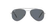 Óculos de Sol Ray-Ban New Aviator RB3625 003 R5 Prata Lente Azul Tam 58