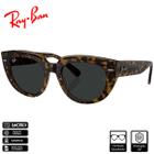 Óculos de Sol Ray-Ban Original Doreen Havana Sobre Marrom Polido Cinza Escuro Clássico - RB2286 1292B1 52-20