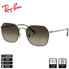 Óculos de Sol Ray-Ban Original Jim Havana Sobre Chumbo Polido Preto Degradê Marrom Vintage - RB3694 92700A 55-20