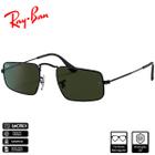 Óculos de Sol Ray-Ban Original Julie Preto Polido Verde Clássico G-15 - RB3957 002/31 49-20