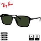 Óculos de Sol Ray-Ban Original Raimond Preto Polido Verde Clássico G-15 - RB2231 901/31 58-18