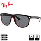 Óculos de Sol Ray-Ban Original RB4147 Preto Fosco Cinza Clássico - RB4147 617187 60-15