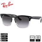 Óculos de Sol Ray-Ban Original Steve Polido Preto Cinza Degradê - RB4487 66308G 54-18