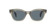 Óculos de Sol Ray-Ban RB0880S 66353R Transparente Lente Azul Tam 52