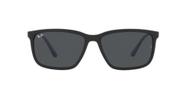 Óculos de Sol Ray-Ban RB4384L 666887 Preto Fosco Lente Cinza Tam 60