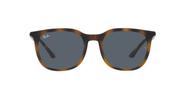 Óculos de Sol Ray-Ban RB4386 710 R5 Tartaruga Lente Azul Tam 54