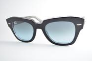óculos de sol Ray Ban State Street mod rb2186 1294/3m tamanho 52