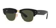 Óculos de Sol RayBan Mega Clubmaster RB0316S 901 31 Preto Lente Verde Tam 50