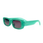 Oculos de Sol Retrô Retangular Unissex UV400 Acetato Premium