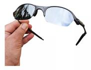 Oculos de Sol Romeo2 Prata Espelhado Lente Cromada Juliet X-Metal Polarizado Pinado Doublex