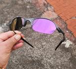 Oculos de Sol Romeo2 Roxo Violet Juliet X-Metal Pinado Lupa Polarizada Mandrak Mars Vilão Penny