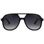 Óculos de Sol SOJOS Retro Polarizados Aviator SJ2174 - Preto/Cinza