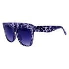 Óculos de Sol Tilit Feminino Acetato Oversize Retrô - Preto Animal Print