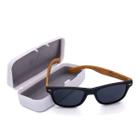 Oculos de Sol Unissex Masculino e Feminino Madeira Bambu Proteção UV400