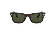 Óculos de Sol Wayfarer RB2140 Tartaruga Lente Verde 50mm