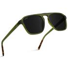 Óculos de sol WearMe Pro WMP Polarized Aviator Square Emerald