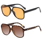 Óculos de sol YDAOWKN Retro Aviator para mulheres e homens UV400