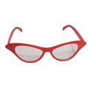 Óculos Gatinha / Anos 60 - Preto - Vermelho - Branco - Rosa