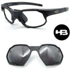 Oculos Hb Rush Bike Lentes Grau 10276243 Com 1 Clipon Cinza