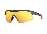 Oculos HB Shield EVO M Matte Navy Multi Red