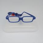 Óculos infantil Miraflex New Baby 2 D Azul com apoio nasal de 5 a 8 anos tam 42