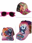 Oculos infantil protecao uv 400 , mais bone personagens , barbie , minei , frozem e pc menina