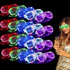 Óculos LED TURNMEON Party Supplies, pacote com 20, 6 cores