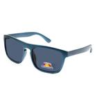 Óculos Masculino De Sol Quadrado Lentes Polarizadas + Case Envio Imediato