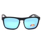 Óculos Masculino De Sol Quadrado Lentes Polarizadas + Case Envio Imediato