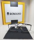 Óculos Masculino Metal Fechado Romano