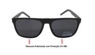 Oculos Masculino Para Lentes De Grau + Clip-On Polarizado