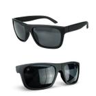 oculos masculino preto proteção uv emborrachado reflexivo verao praia estiloso qualidade premium