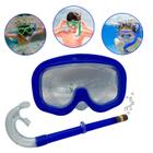 Óculos Mergulho Snorkel Premium Infantil Silicone Natação